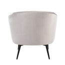 Claire - Contemporary / Glam Chair - Black / Silver by HouseOfZazla