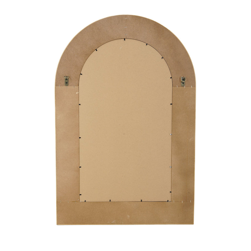24.2"x36" Woven Texture Decorative Arched Mirror, photo 6 of 10