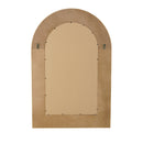 24.2"x36" Woven Texture Decorative Arched Mirror by HouseOfZazla