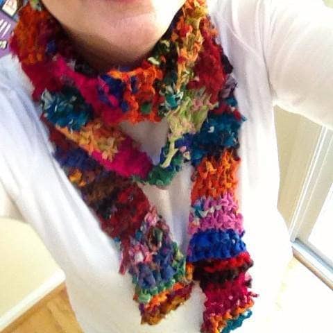 Super Simple Chiffon Scarf Pattern