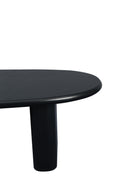 51" Tapered Tabletop Coffee Table (BLACK)