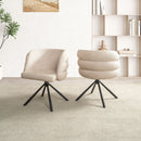 270 Degree Swivel Upholstered Desk Chairs (Set of 2) by Unique Piece Furniture