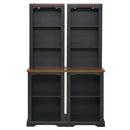 ON-TREND Two-Piece Elegant Freestanding Tall Cabinet