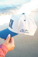 AMEN. - Slate Blue Vintage Trucker Hat