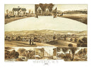 Vintage Map of Waverly, New York 1881