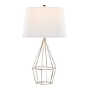 Diana 29" Contemporary Metal Table Lamp Set in Polished Nickel