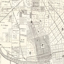 Vintage Map of Austin, Texas 1891