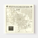 Vintage Map of Salt Lake City, Utah 1926