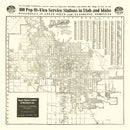 Vintage Map of Salt Lake City, Utah 1926