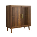 Grille Striped Sideboard Buffet Cabinet With Storage by HouseOfZazla