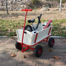 Wooden Children's Outdoor Stroller with Four-Wheel Design by HouseOfZazla