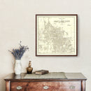 Vintage Map of Salt Lake City, Utah 1935