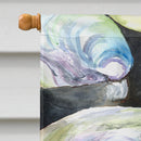 Clam Quahog House Flag 28x40 Porch Sleeve Pole Decorative Outside Yard Banner Artwork Wall Hanging, Polyester