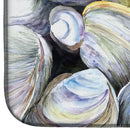 Clam Quahog Dish Drying Mat Absorbent Dish Drying Mat Pad for Kitchen Counter Dish Drainer Mat for Countertop, 14 x 21", Multicolor