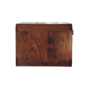 Wall Mounted Open Woven Bedside Table - Chestnut by Unique Piece Furniture