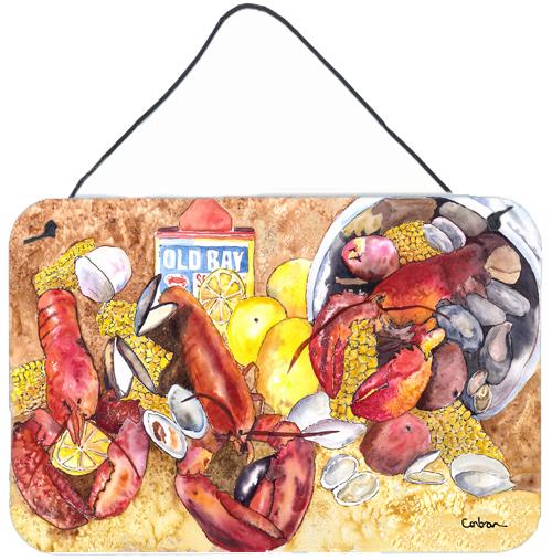 Lobster Indoor Aluminium Metal Wall or Door Hanging Prints