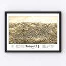 Vintage Map of Weedsport, New York 1885