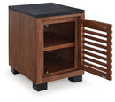 Kallari - Chair Side End Table - Warm Brown / Black by Unique Piece Furniture