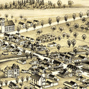 Vintage Map of West Chazy, New York 1899
