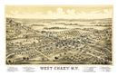 Vintage Map of West Chazy, New York 1899