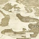 Vintage Map of Whidby Island, 1910