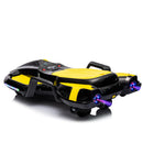 24V Kids Ride On Electric scooter w/ helmet knee pads,24v ride on toy for kids,Spray function,2WD 400w wheel-hub motor,5.59-6.84MPH,Gravity Steering,Use for 1-2 hours,Exercise your child age 6+.