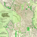 Vintage Map of Seattle, Washington 1913
