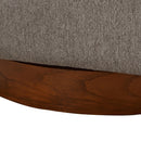 Miramar - Swivel Barrel Chair With Wooden Base by HouseOfZazla