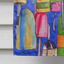 Lobster Bouys House Flag 28x40 Porch Sleeve Pole Decorative Outside Yard Banner Artwork Wall Hanging, Polyester