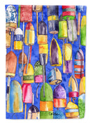 Lobster Bouys House Flag 28x40 Porch Sleeve Pole Decorative Outside Yard Banner Artwork Wall Hanging, Polyester