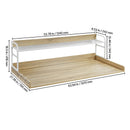 Washer Dryer Countertop with 2-Tier Shelf