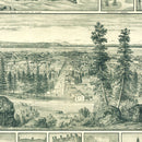 Vintage Map of Spokane Falls, Washington 1880