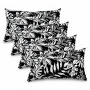 4 Pack Outdoor Lumbar Pillows with Inserts