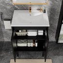Bathroom Vanity With Ceramic Sink, Floor-Standing Design, Soft-Closing Drawers