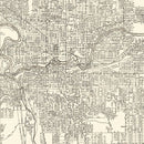 Vintage Map of Spokane, Washington 1920
