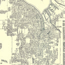 Vintage Map of Tacoma, Washington 1920