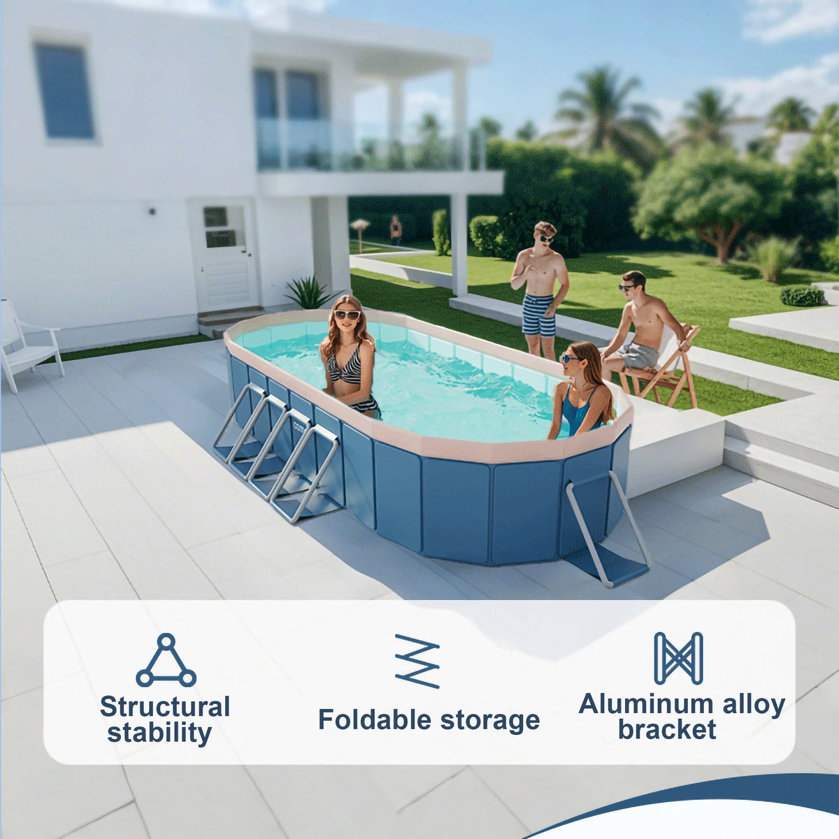 1.8m PVC Folding Pool, photo 6 of 10