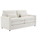 Cozy Upholstered Cushion Loveseat Sofa For Living Room by HouseOfZazla