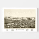 Vintage Map of Whitesboro, New York 1891