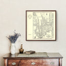 Vintage Map of Olympia, Washington 1920