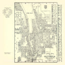 Vintage Map of Olympia, Washington 1920