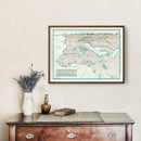 Vintage Map of Seattle, Washington 1925