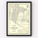 Vintage Map of Vancouver, Washington 1920