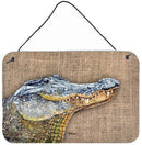 Alligator Indoor Aluminium Metal Wall or Door Hanging Prints