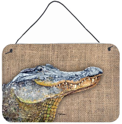 Alligator Indoor Aluminium Metal Wall or Door Hanging Prints