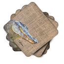 Alligator  Coasters - Set of 4 Lightweight Foam, Absorbent Drink Coasters