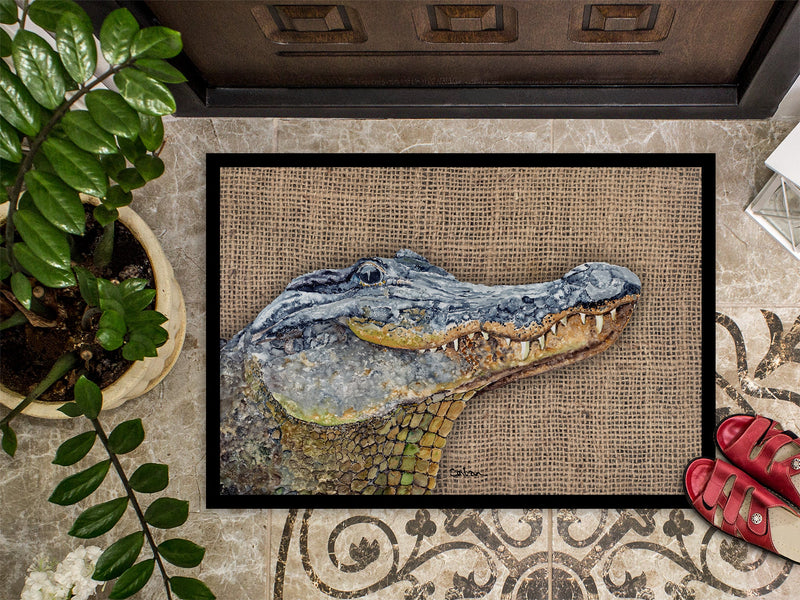 Alligator  Doormat - 24x36 Decorative Floor Mat – Indoor/Outdoor Rug