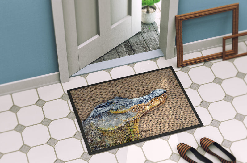 Alligator  Doormat - 24x36 Decorative Floor Mat – Indoor/Outdoor Rug