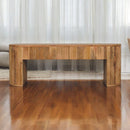 Soba - Straight Media Unit - Oak by Unique Piece Furniture