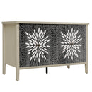 Sideboard Buffet Cabinet with 4 Doors and Adjustable Shelves